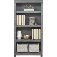 Havenwood Gray 4 Shelf Bookcase