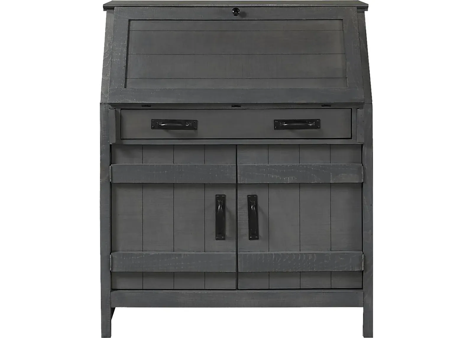 Havenwood Gray Drop Lid Desk