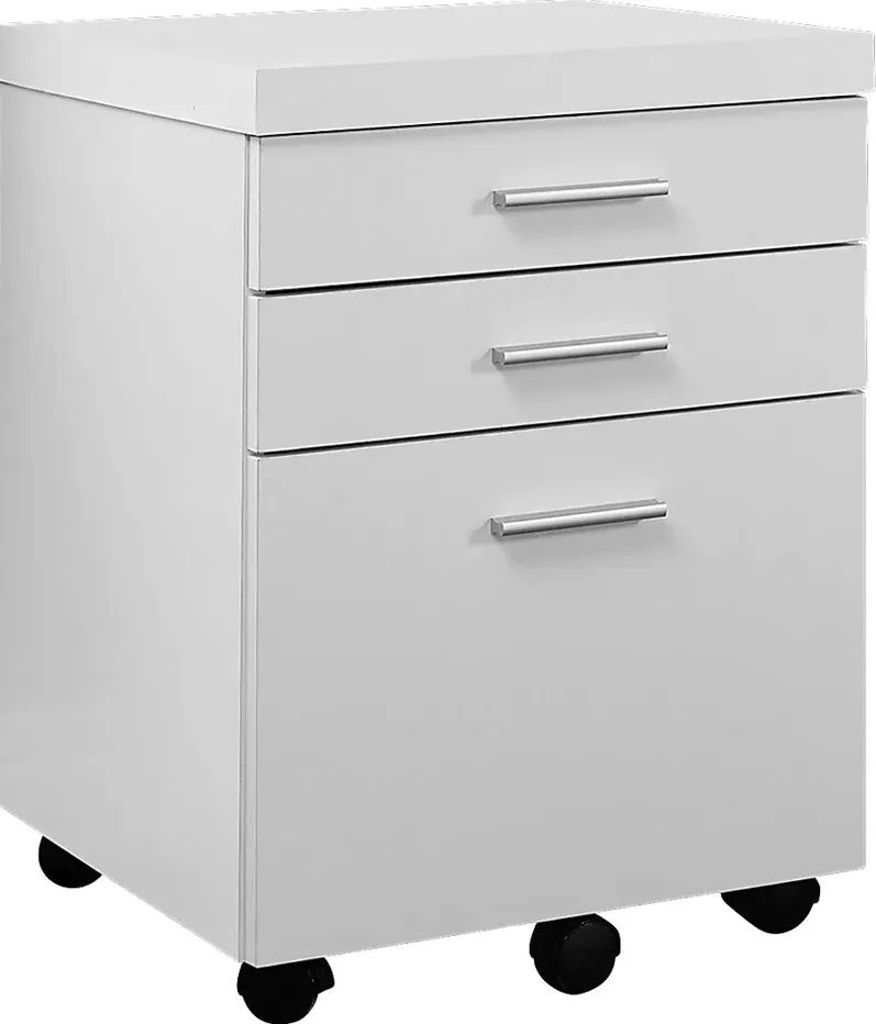 Wampton White File Cabinet