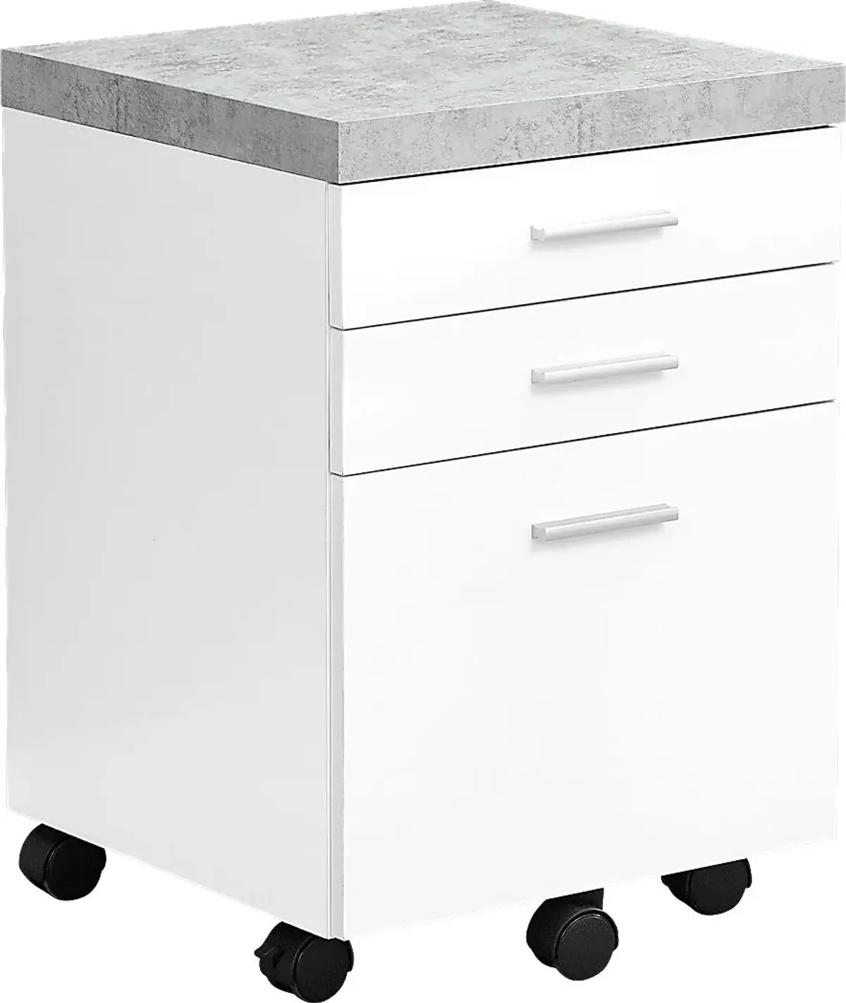 Barsana White File Cabinet