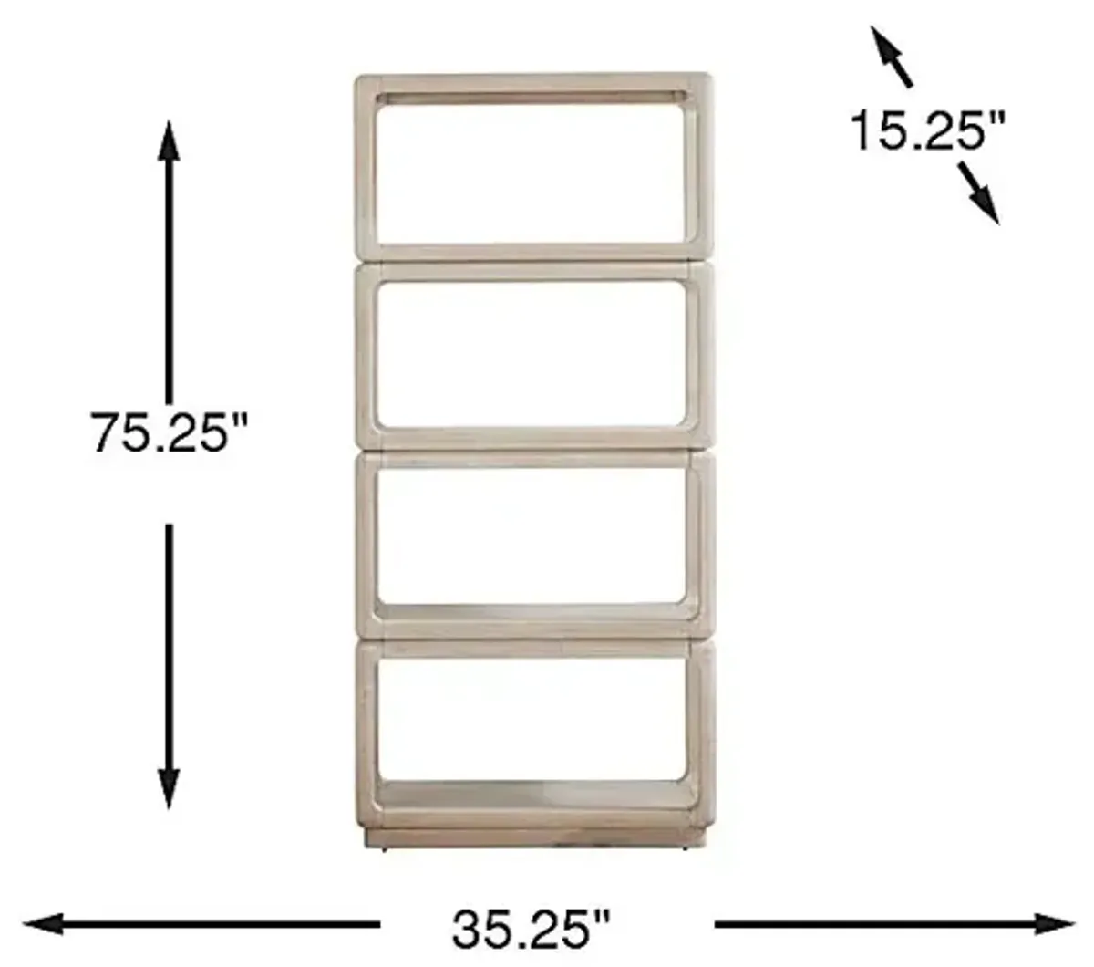 Eaglebrooke Natural Bookcase