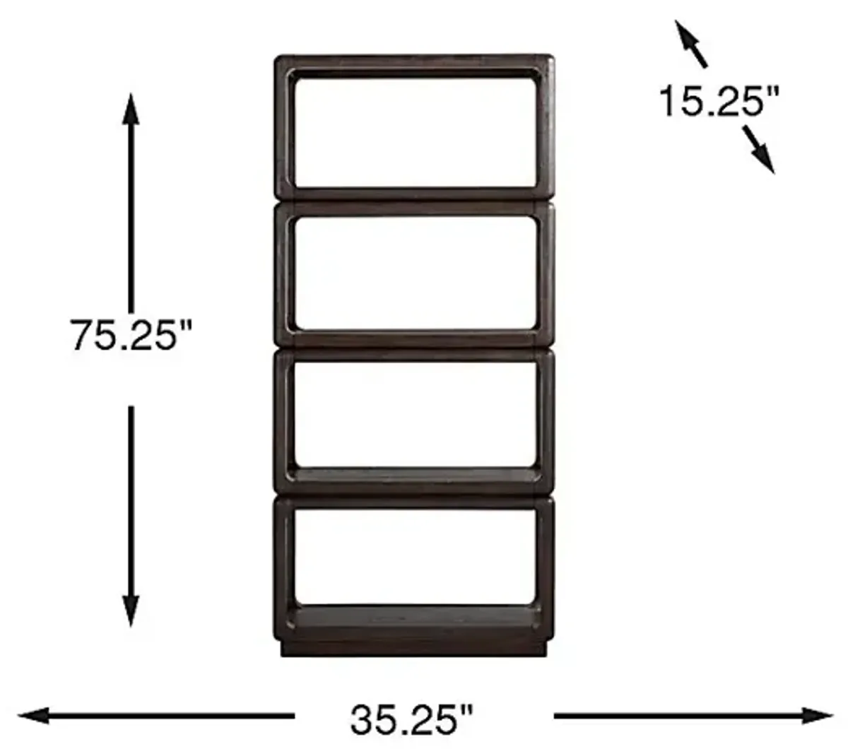 Eaglebrooke Brown Bookcase