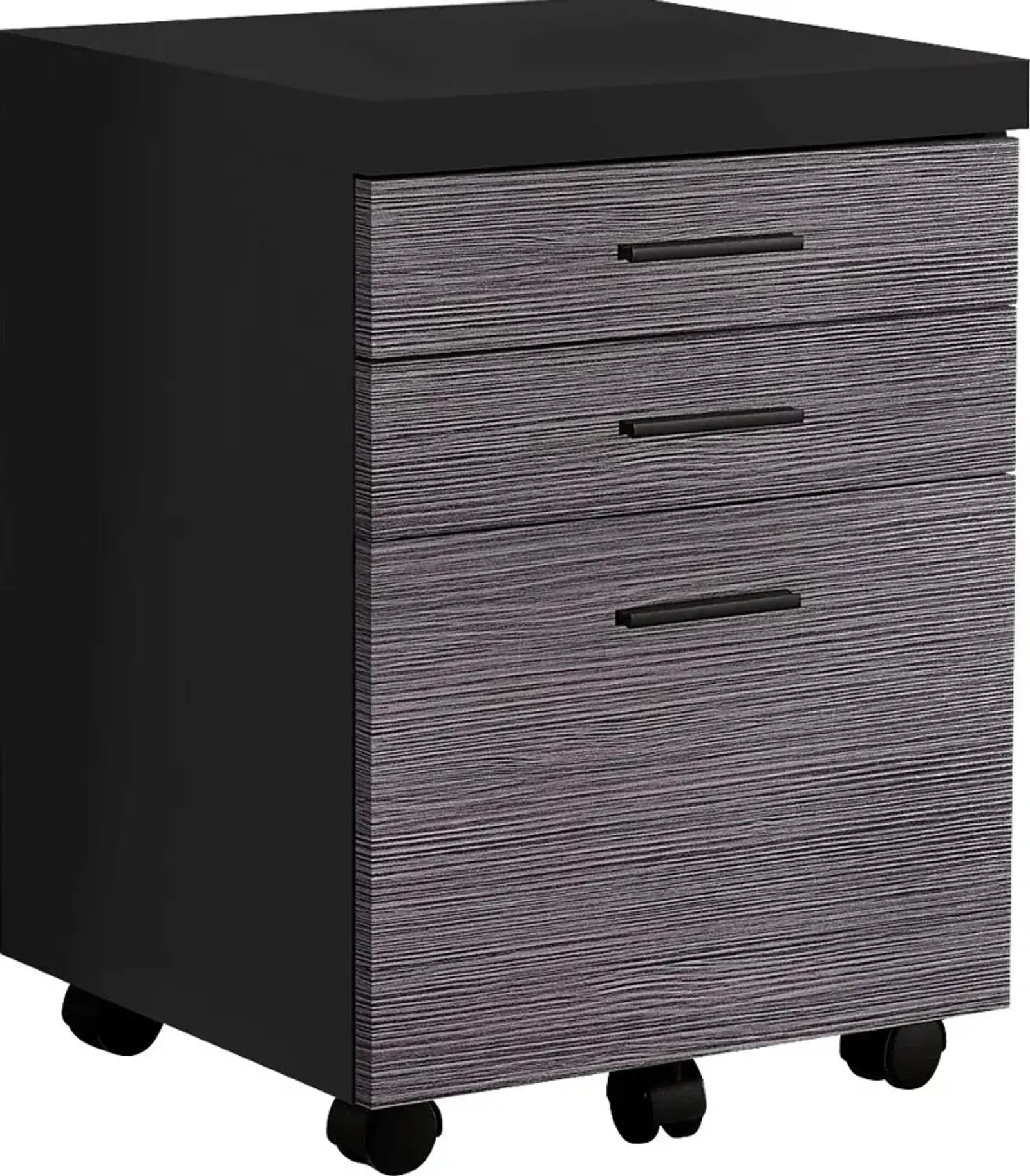 Wampton Black File Cabinet