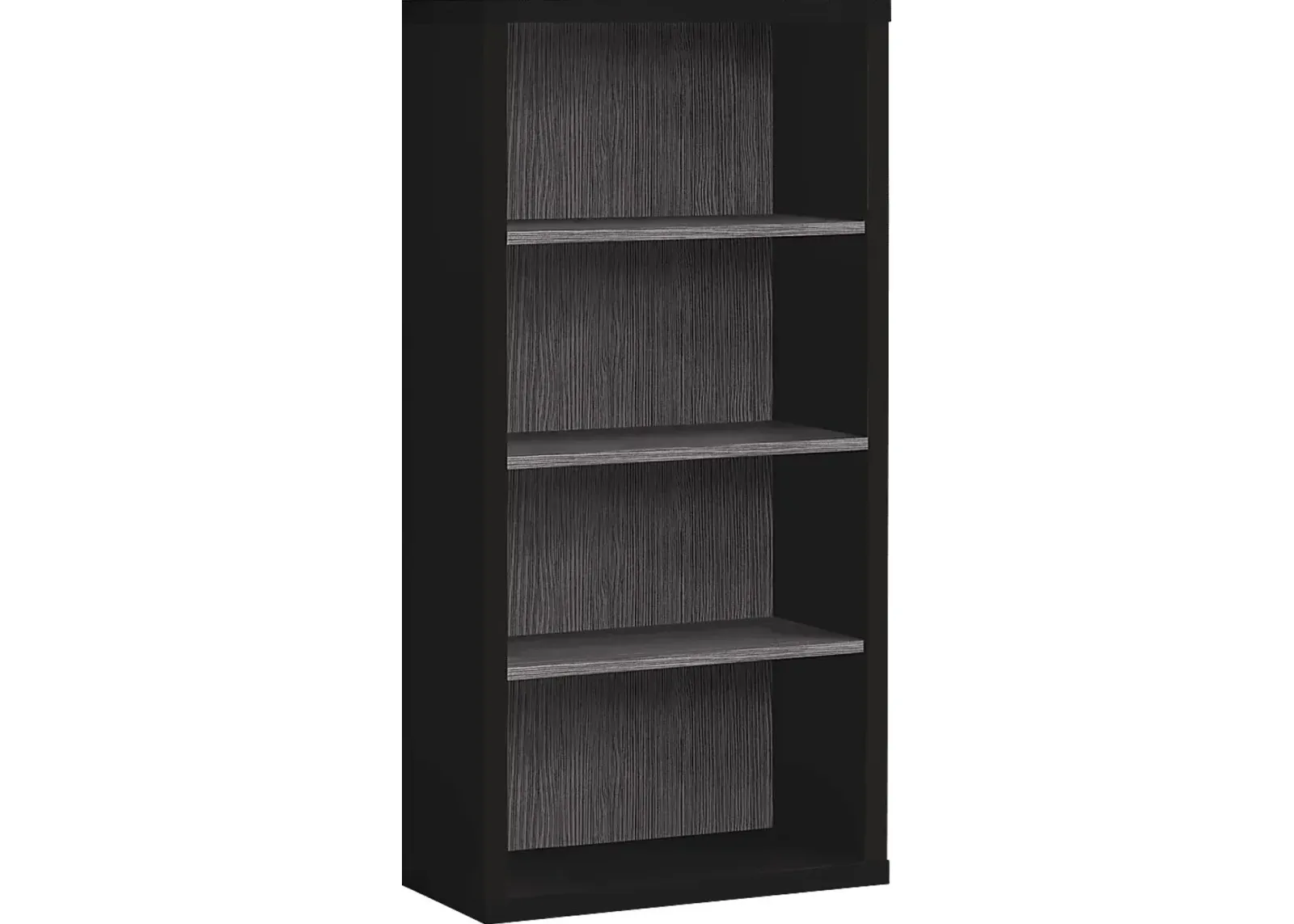 Wampton Black Bookcase