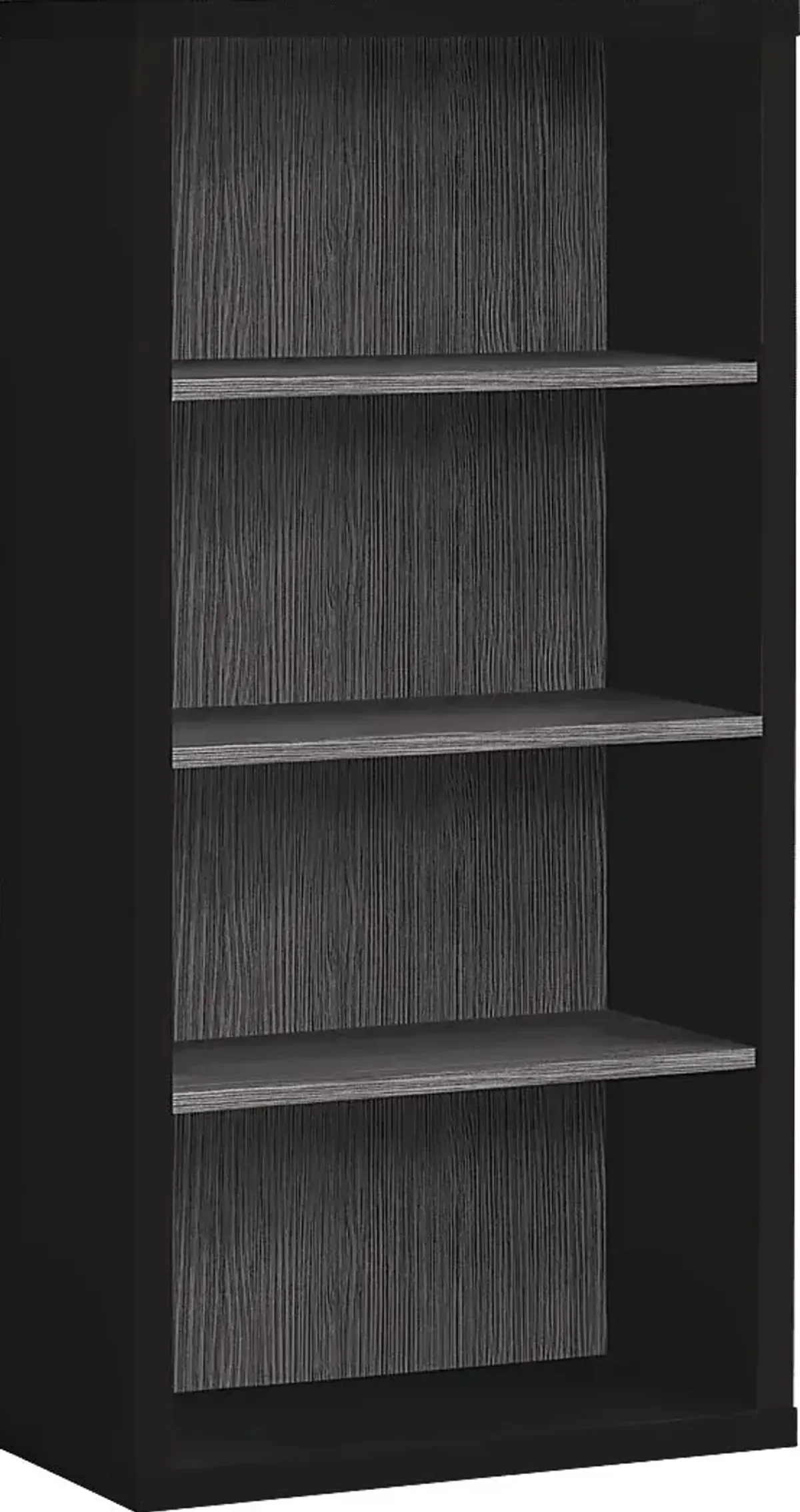 Wampton Black Bookcase