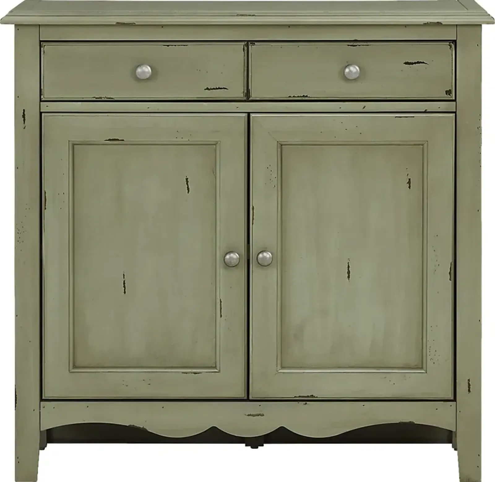 Belle De Provence Green Accent Cabinet