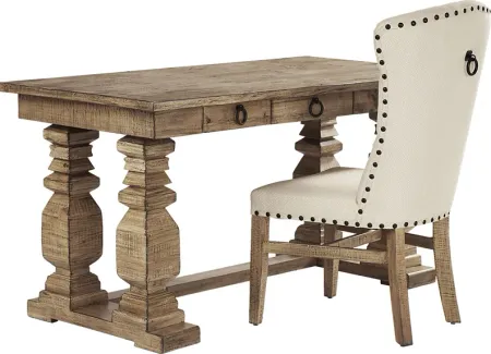 Canyon City Natural Writing Desk and Chair