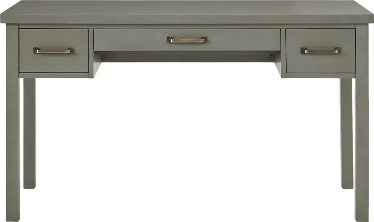 Planefield Gray Writing Desk