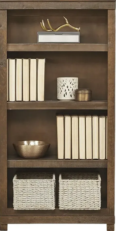 Havenwood Brown 4 Shelf Bookcase