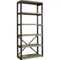 Water Mill Gray Bookcase