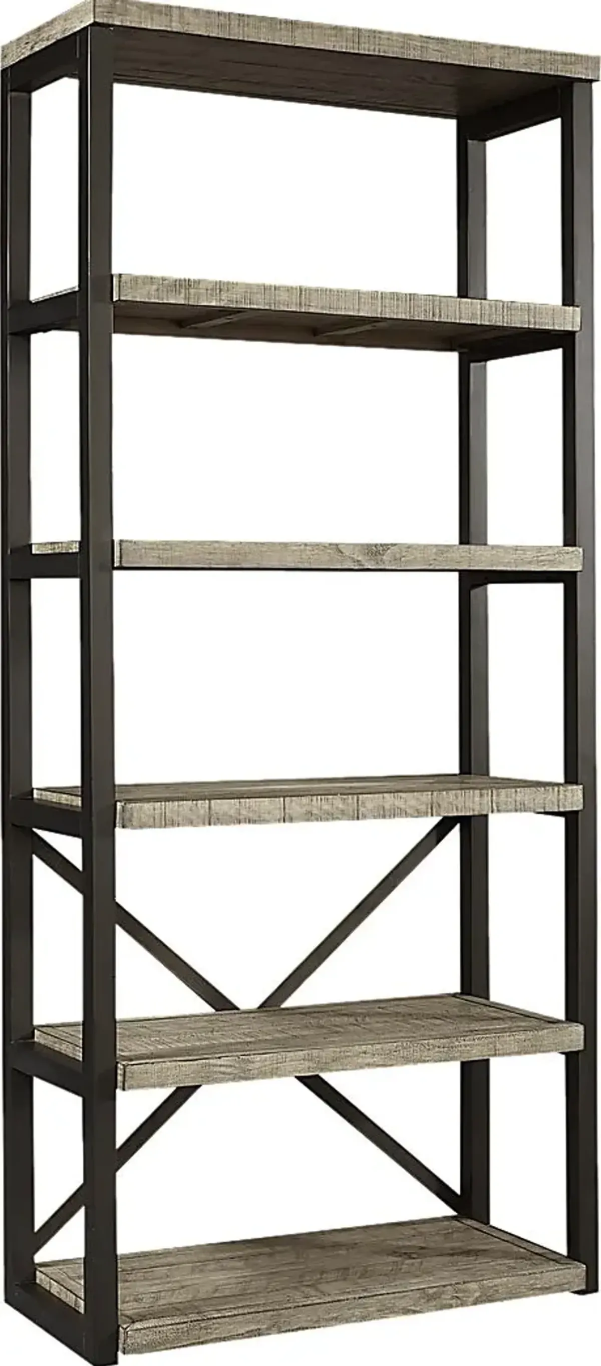 Water Mill Gray Bookcase