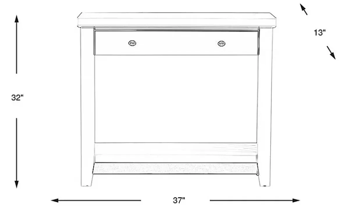 Abbie Gray Accent Table