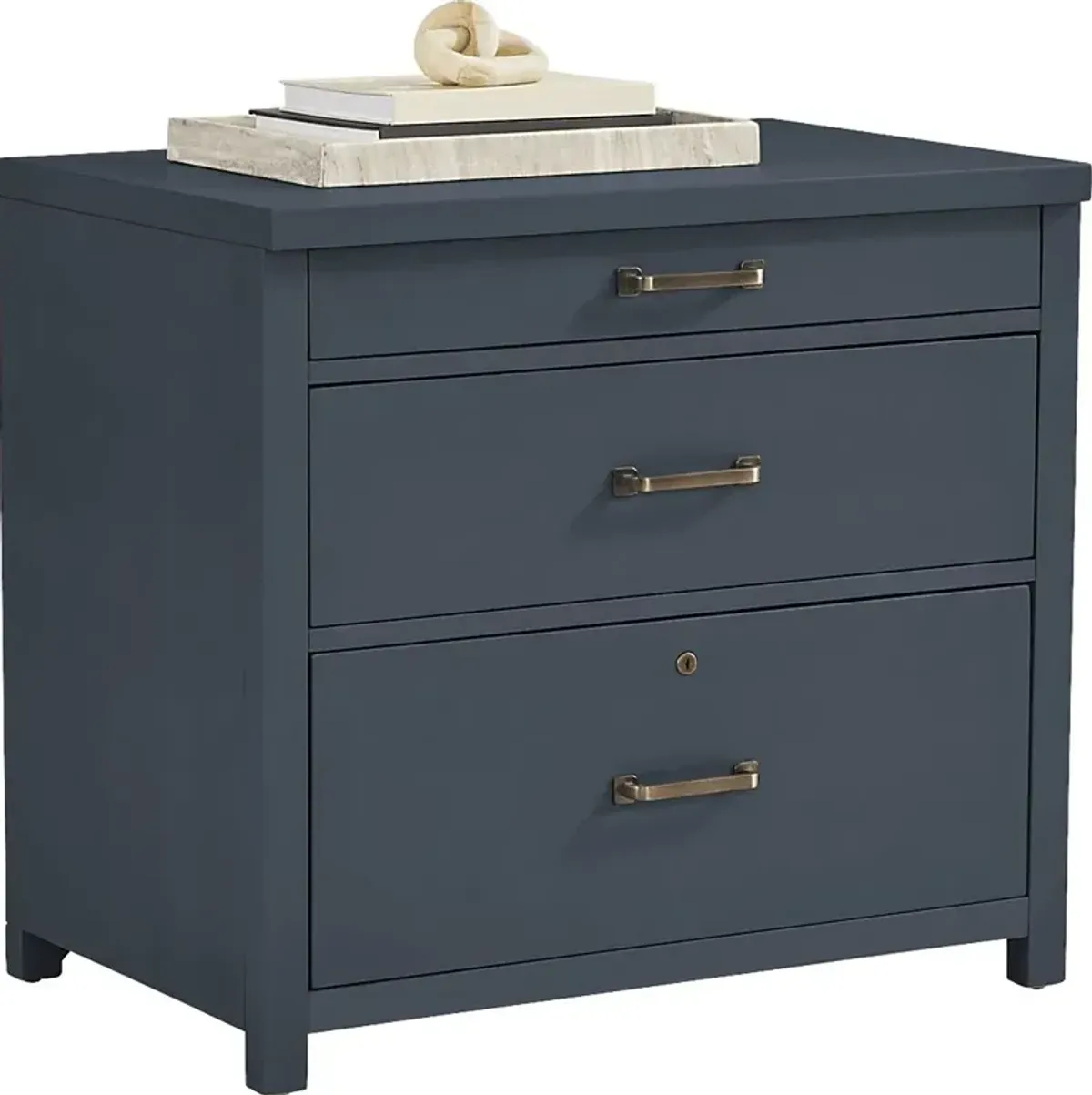 Planefield Blue File Cabinet