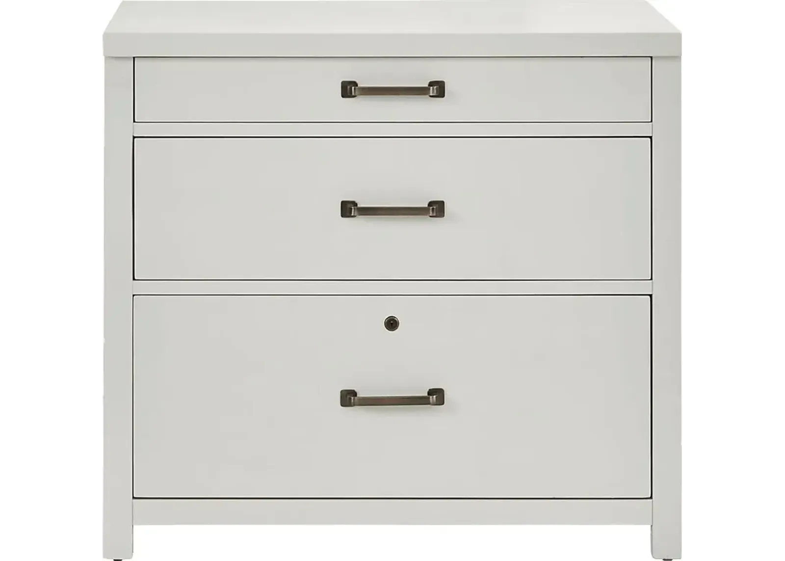 Planefield White File Cabinet