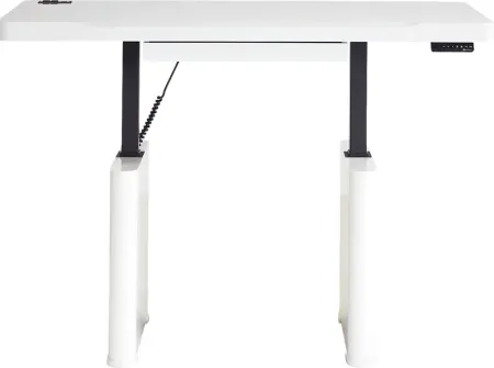 Geller White Sit & Stand Desk