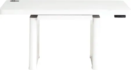 Geller White Sit & Stand Desk