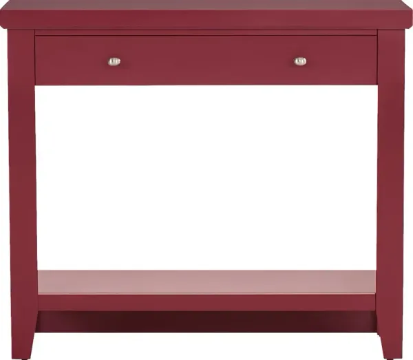 Abbie Red Accent Table