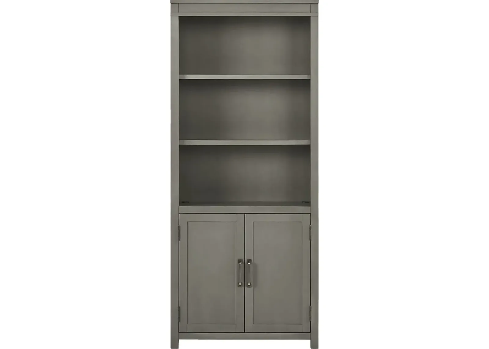 Planefield Gray Door Bookcase