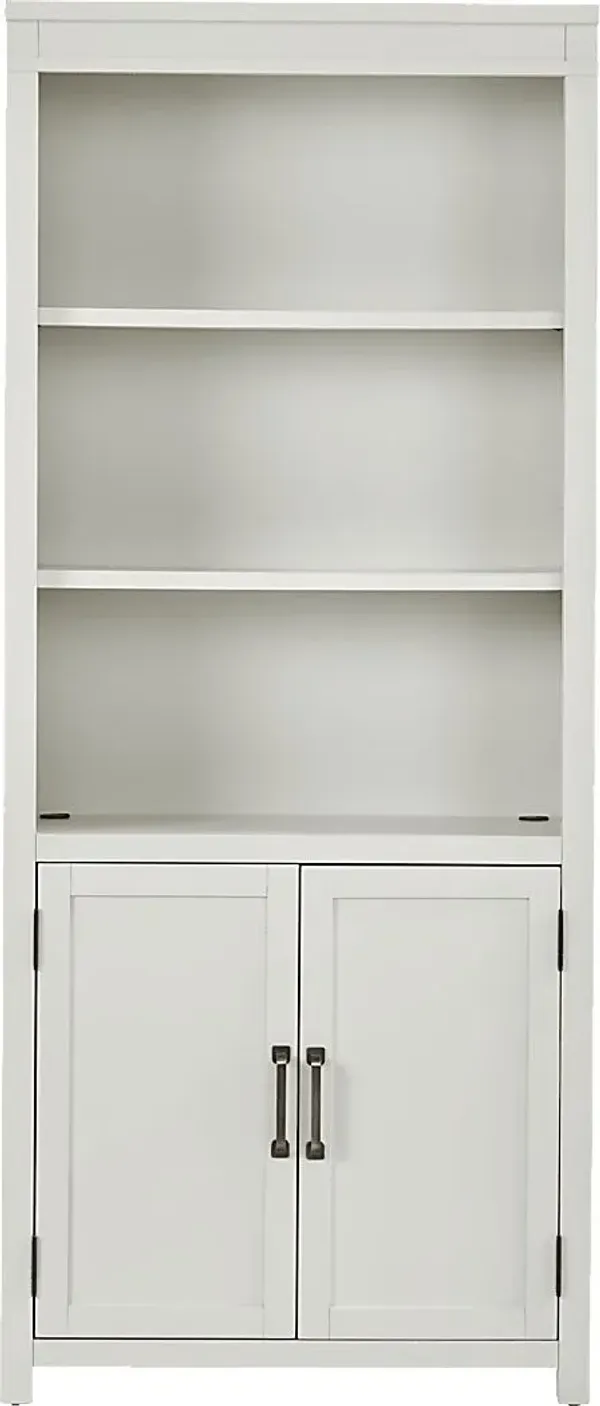 Planefield White Door Bookcase