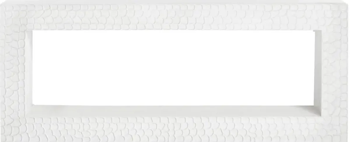 Celestia White 80 in. Console