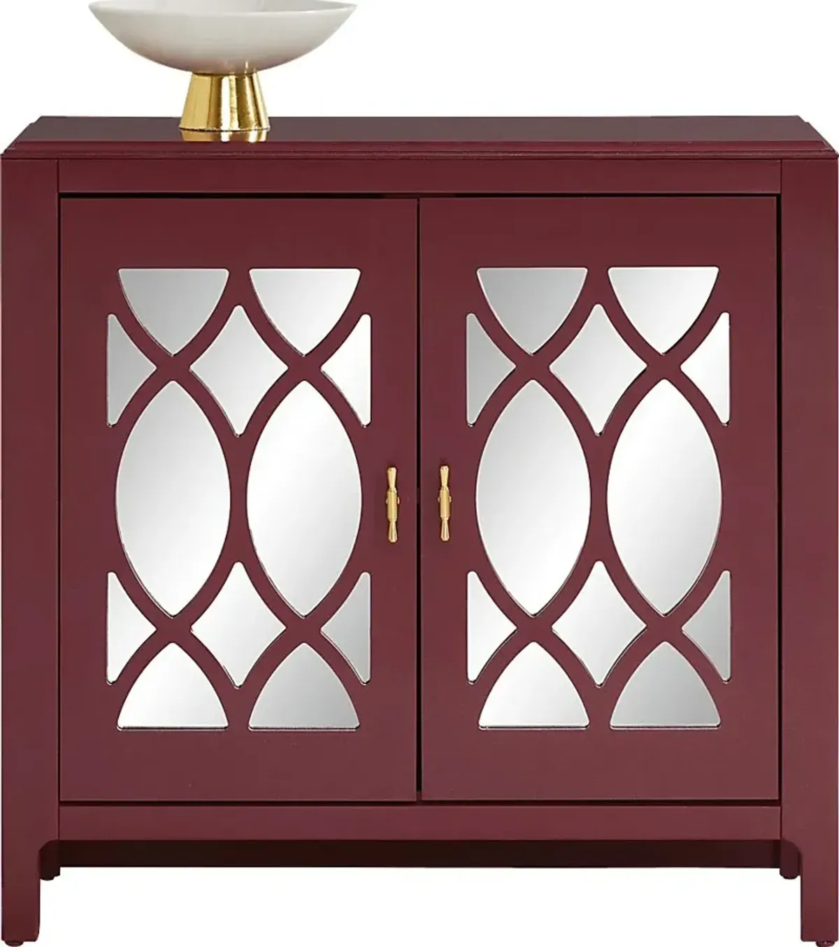 Tameran Red 2 Door Accent Cabinet