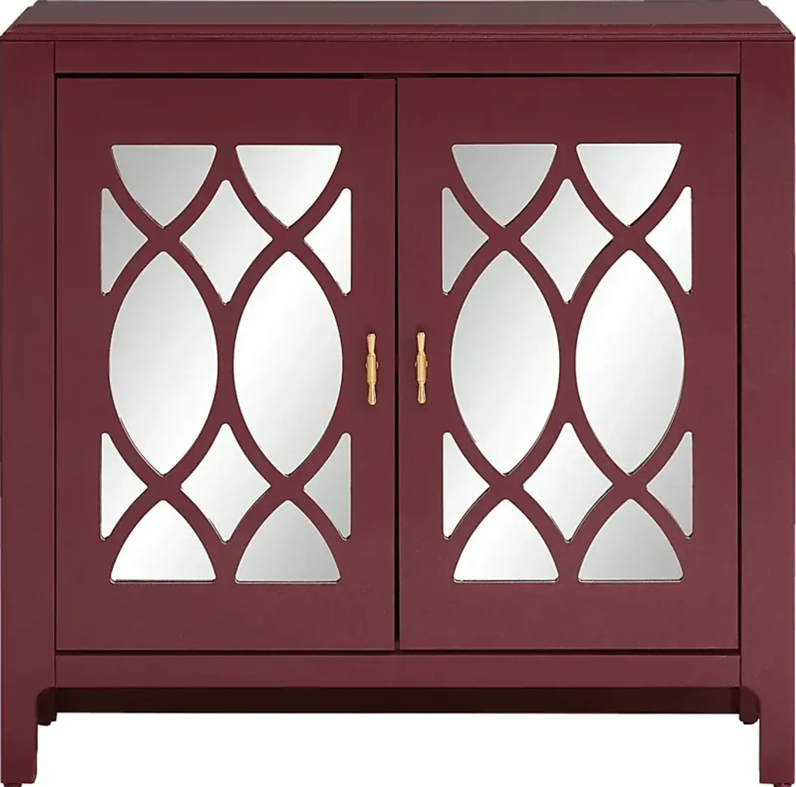 Tameran Red 2 Door Accent Cabinet