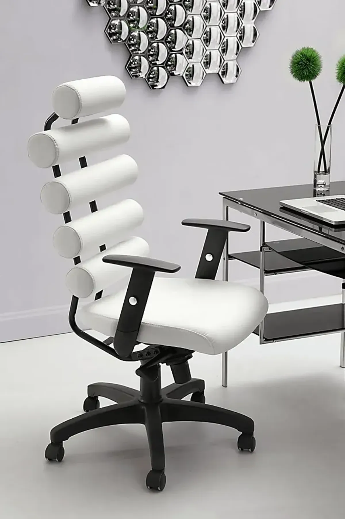 Mayfield Way White Desk Chair