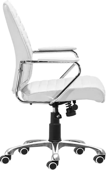 Watova Lane White Desk Chair