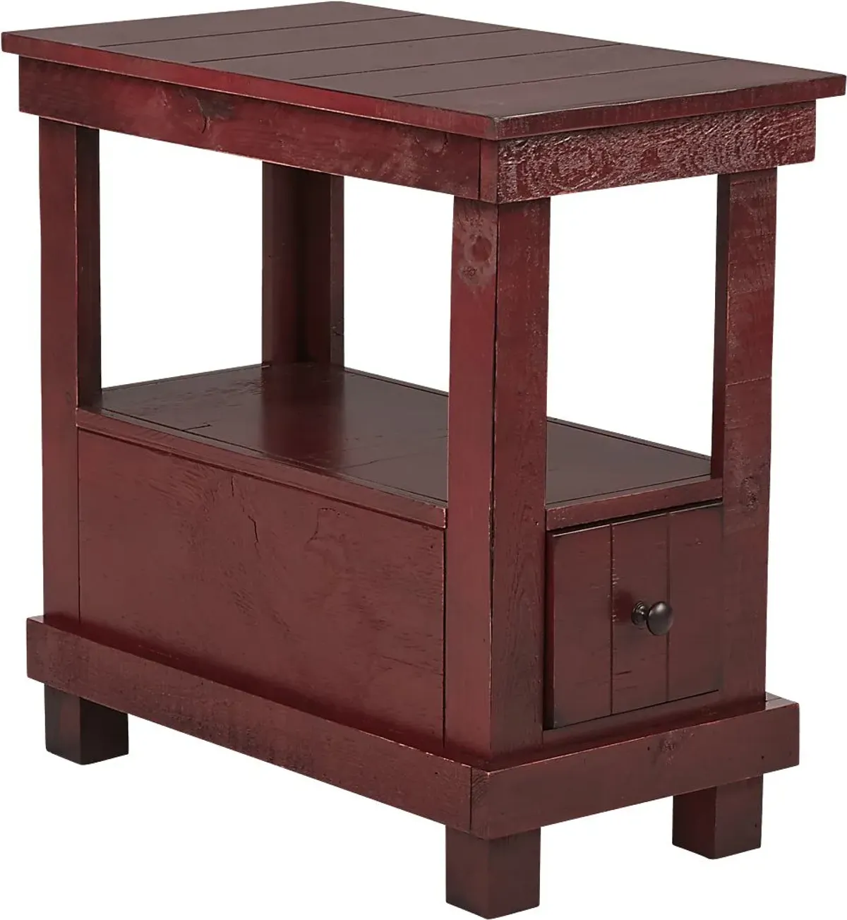 Havenwood Red Chairside Table