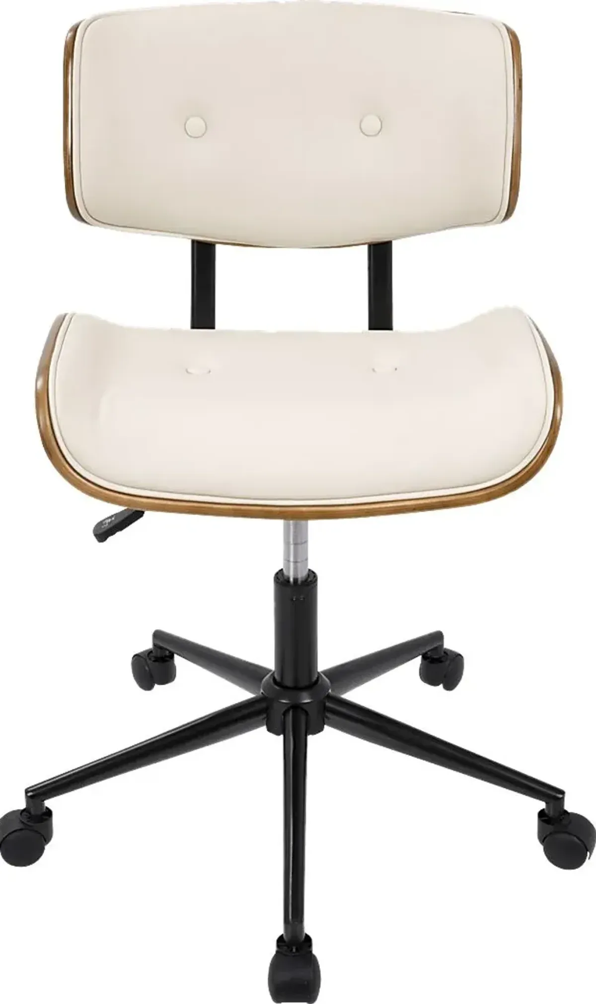 Loxley Cream Adjustable Desk Chair