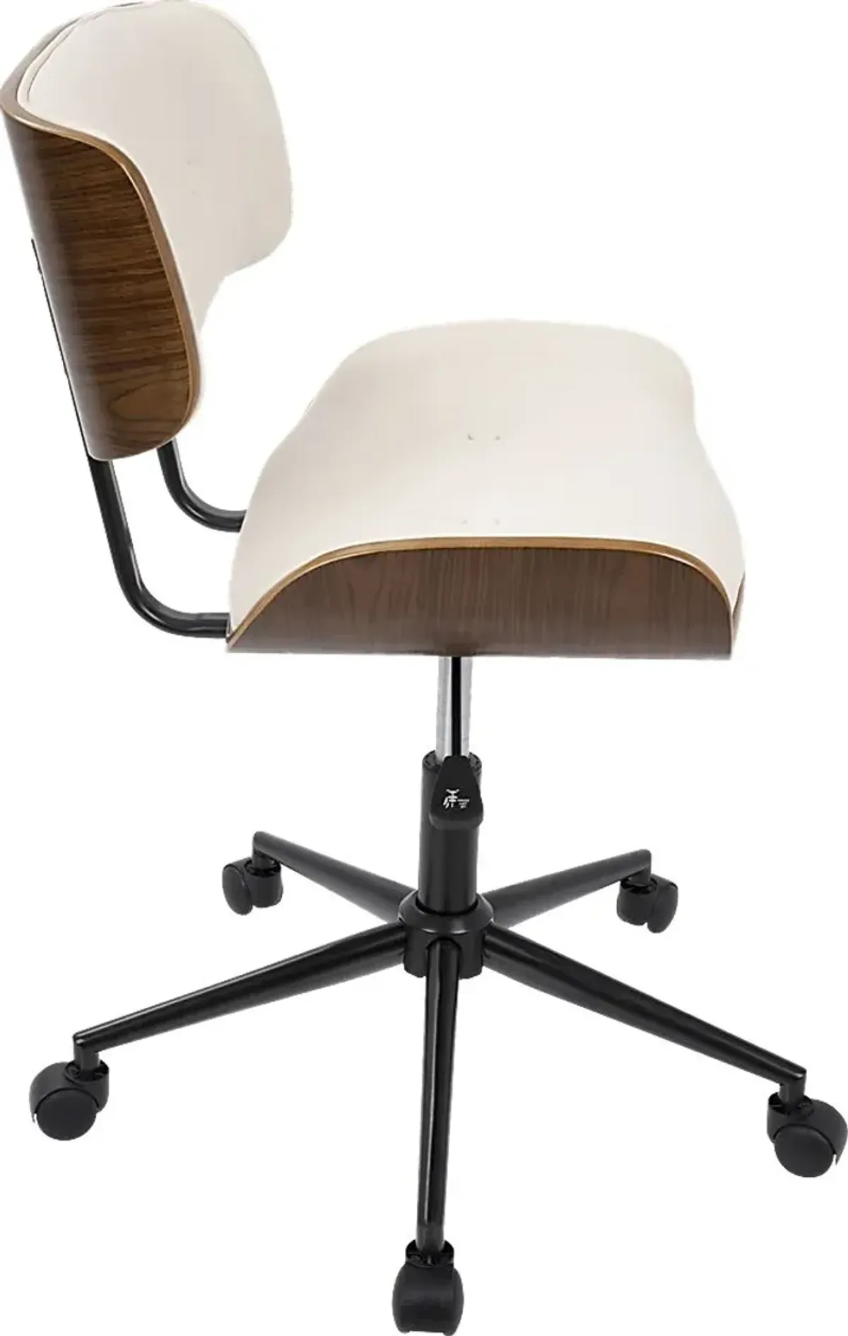 Loxley Cream Adjustable Desk Chair