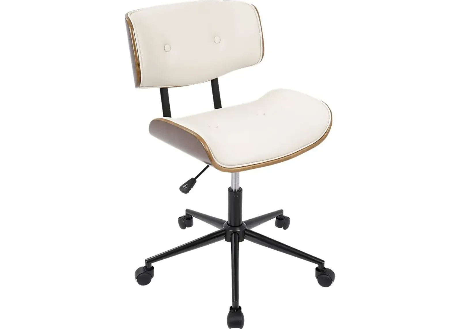 Loxley Cream Adjustable Desk Chair