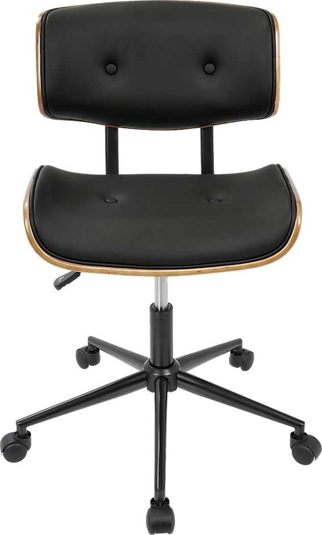 Loxley Black Adjustable Desk Chair