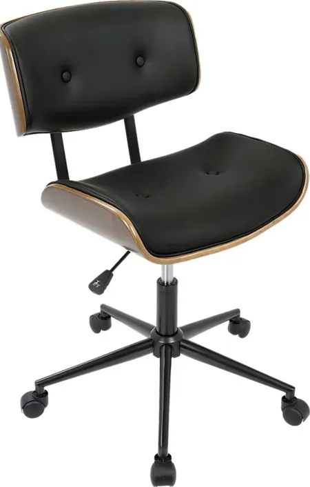 Loxley Black Adjustable Desk Chair