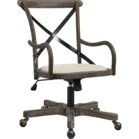Basswood Gray Office Chair
