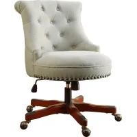 Selvarosa Natural Desk Chair