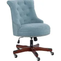 Selvarosa Blue Desk Chair