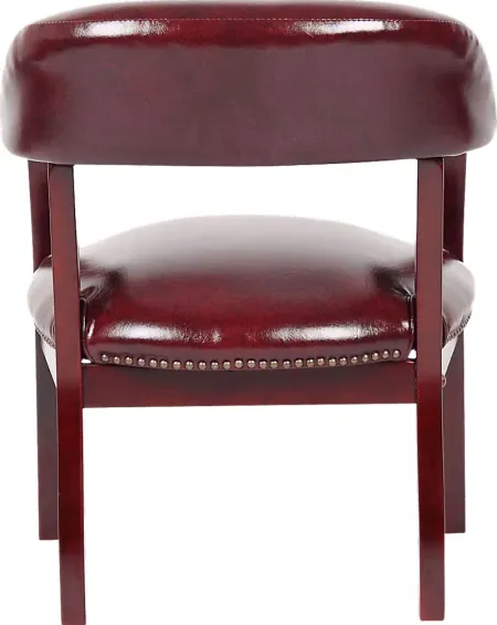 Byres Red Desk Chair