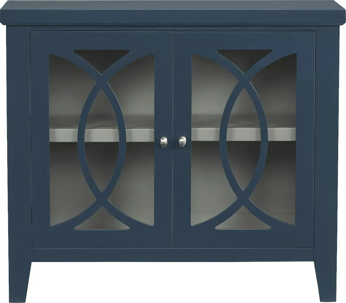 Abbie Navy Accent Cabinet