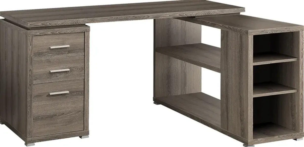 Favale Taupe Desk