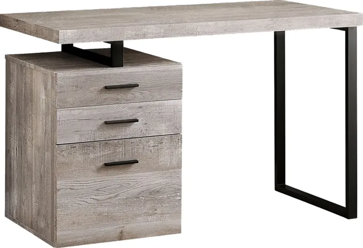 Windmier Taupe Desk