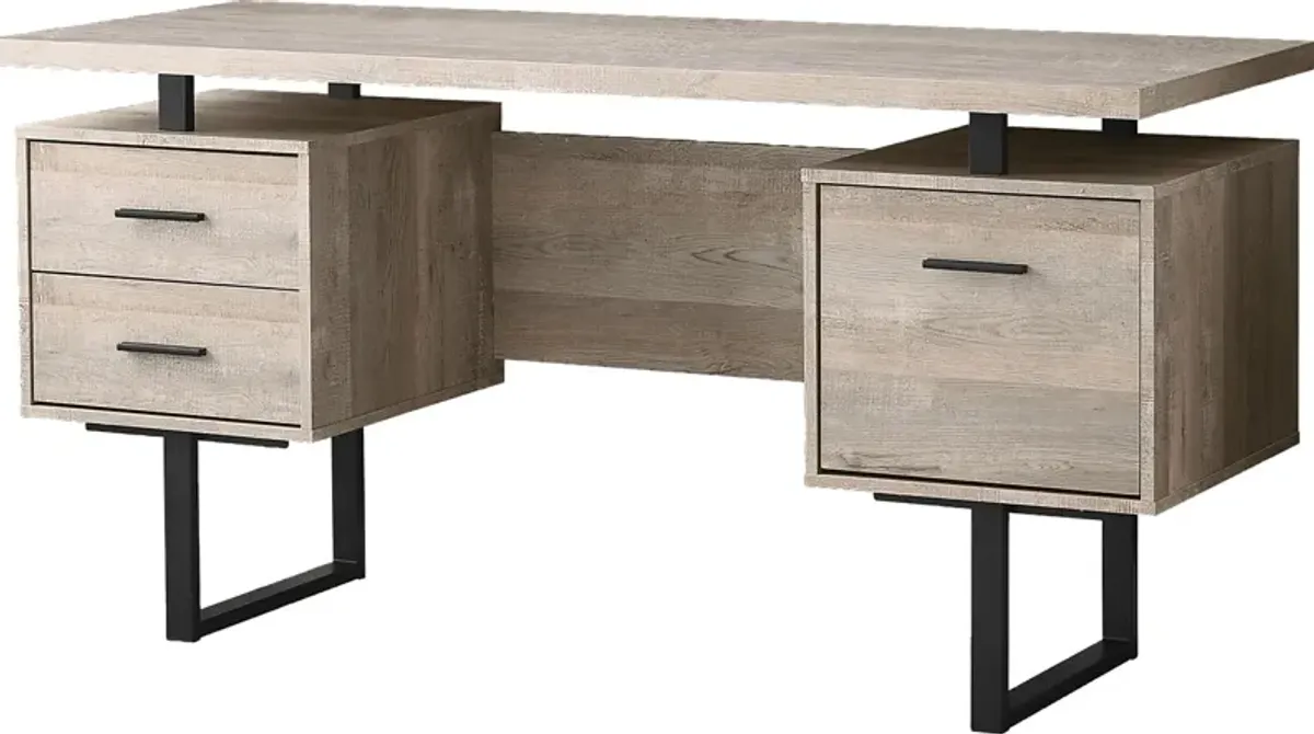 Wisterwood Taupe Desk