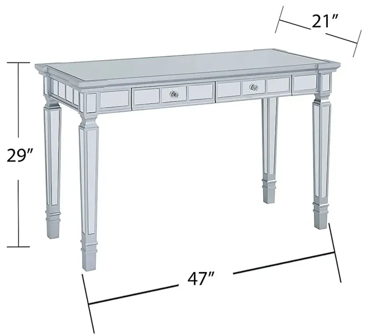 Gallimore Silver Desk