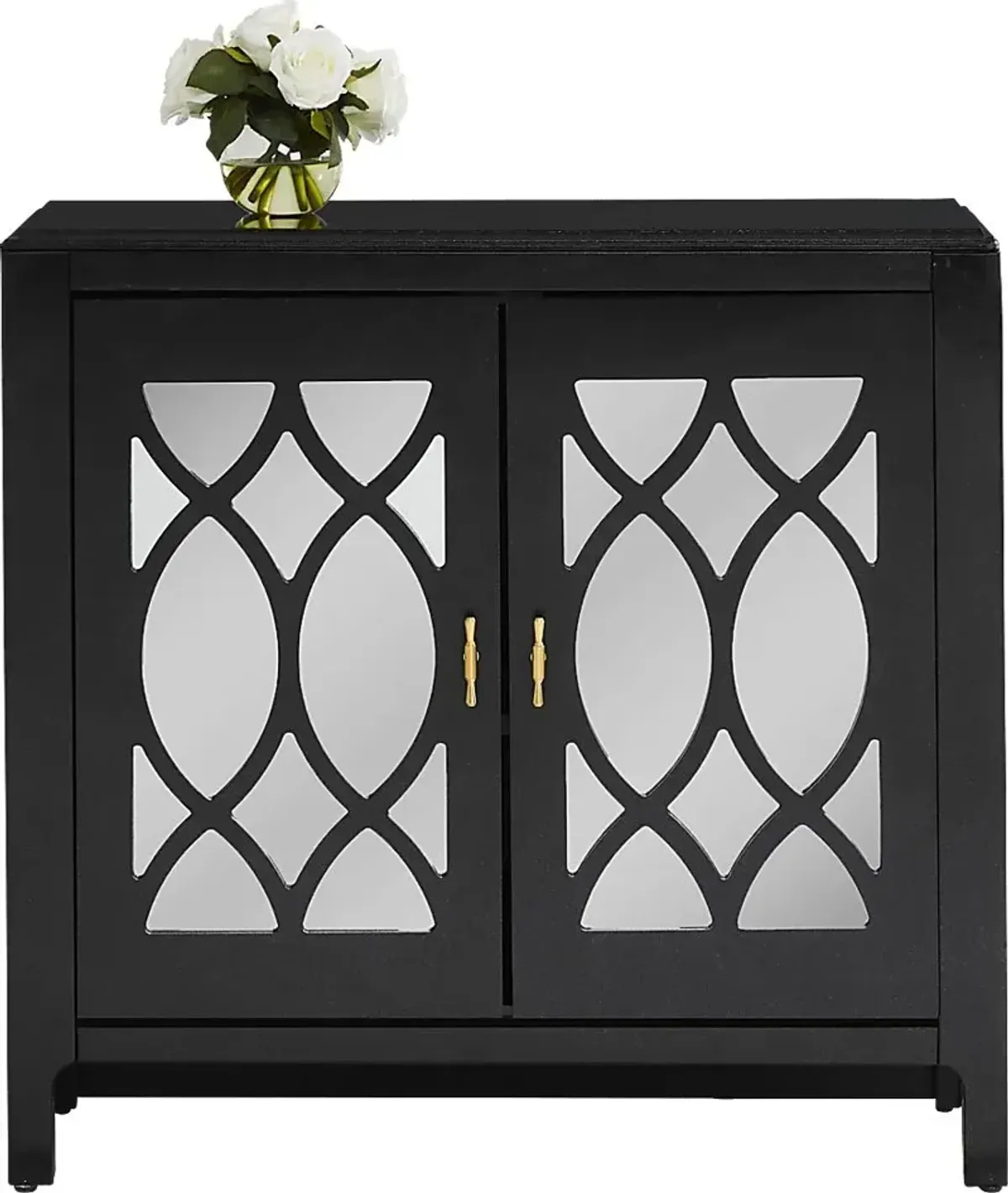 Tameran Black 2 Door Accent Cabinet