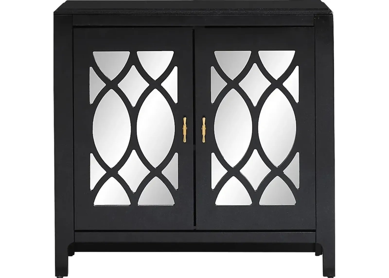 Tameran Black 2 Door Accent Cabinet