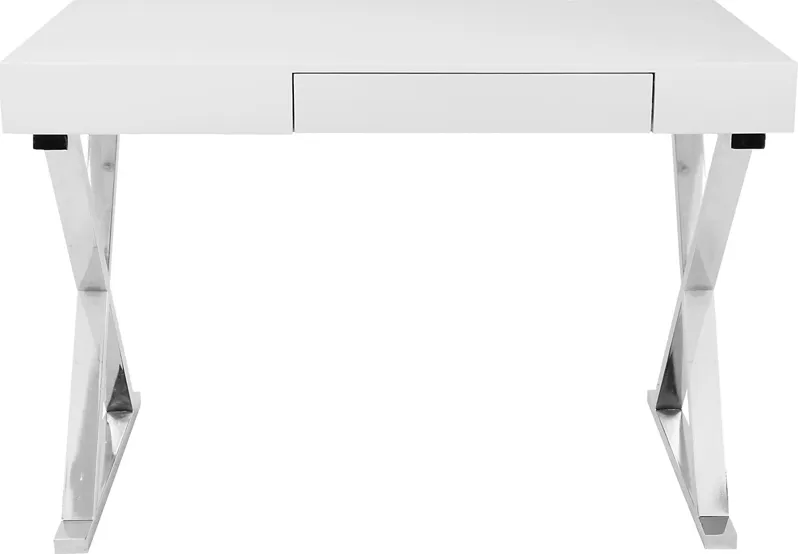 Luster White Desk