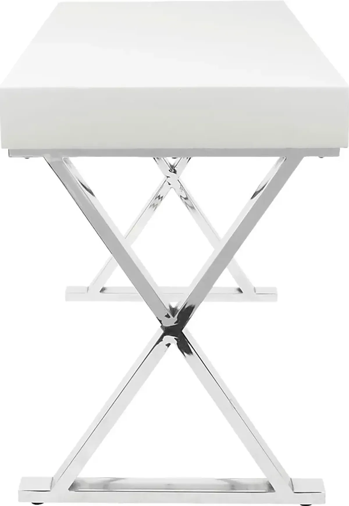 Luster White Desk