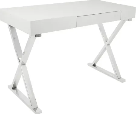 Luster White Desk
