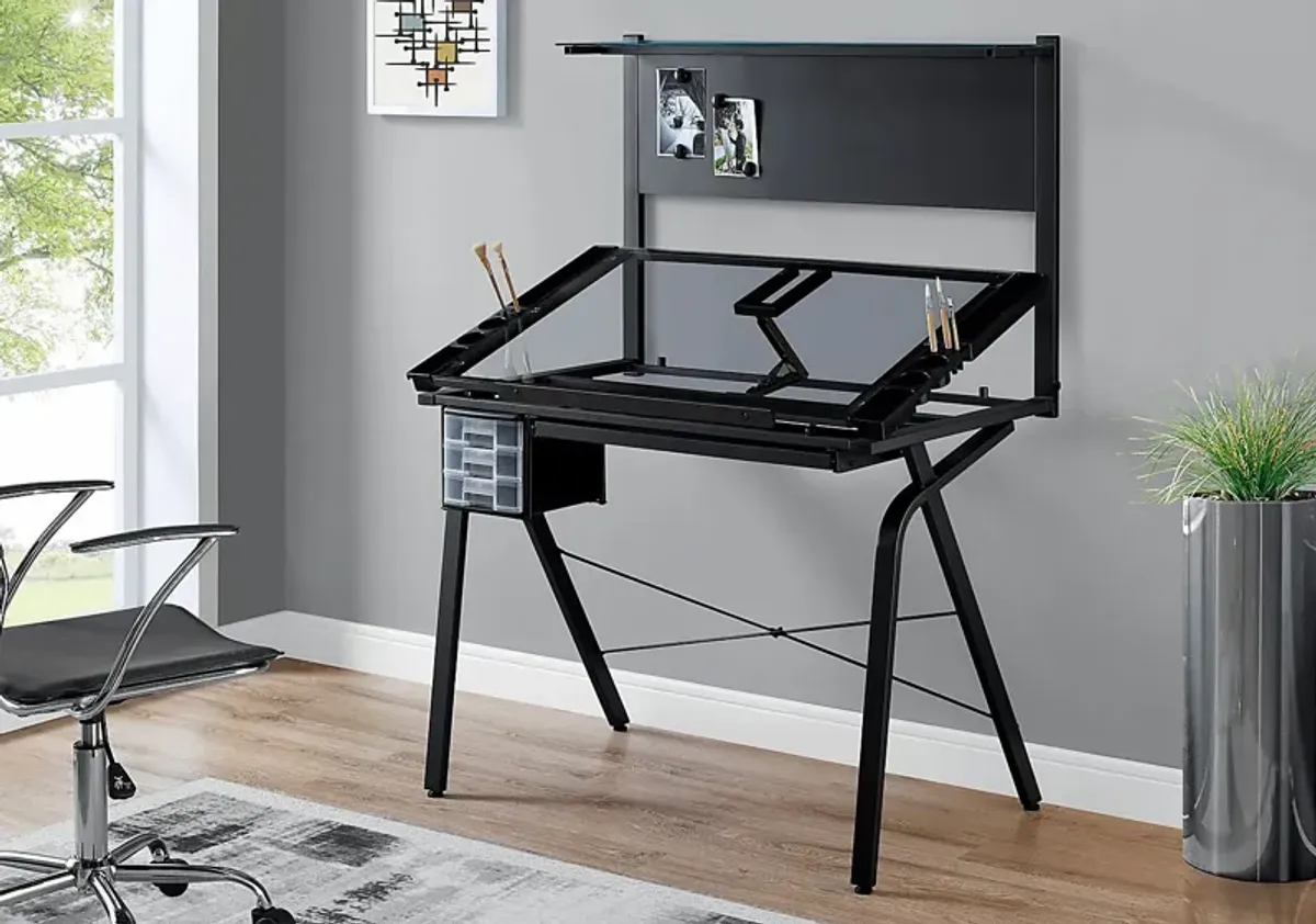 Keeton Black Desk