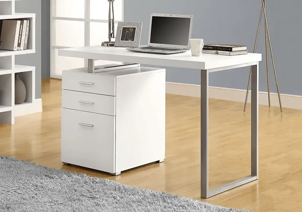 Windmier White Desk